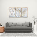 Framed abstract canvas print for home decoration